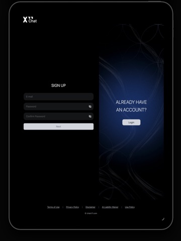 chatx11 AI Legal Assistant iPad screenshot