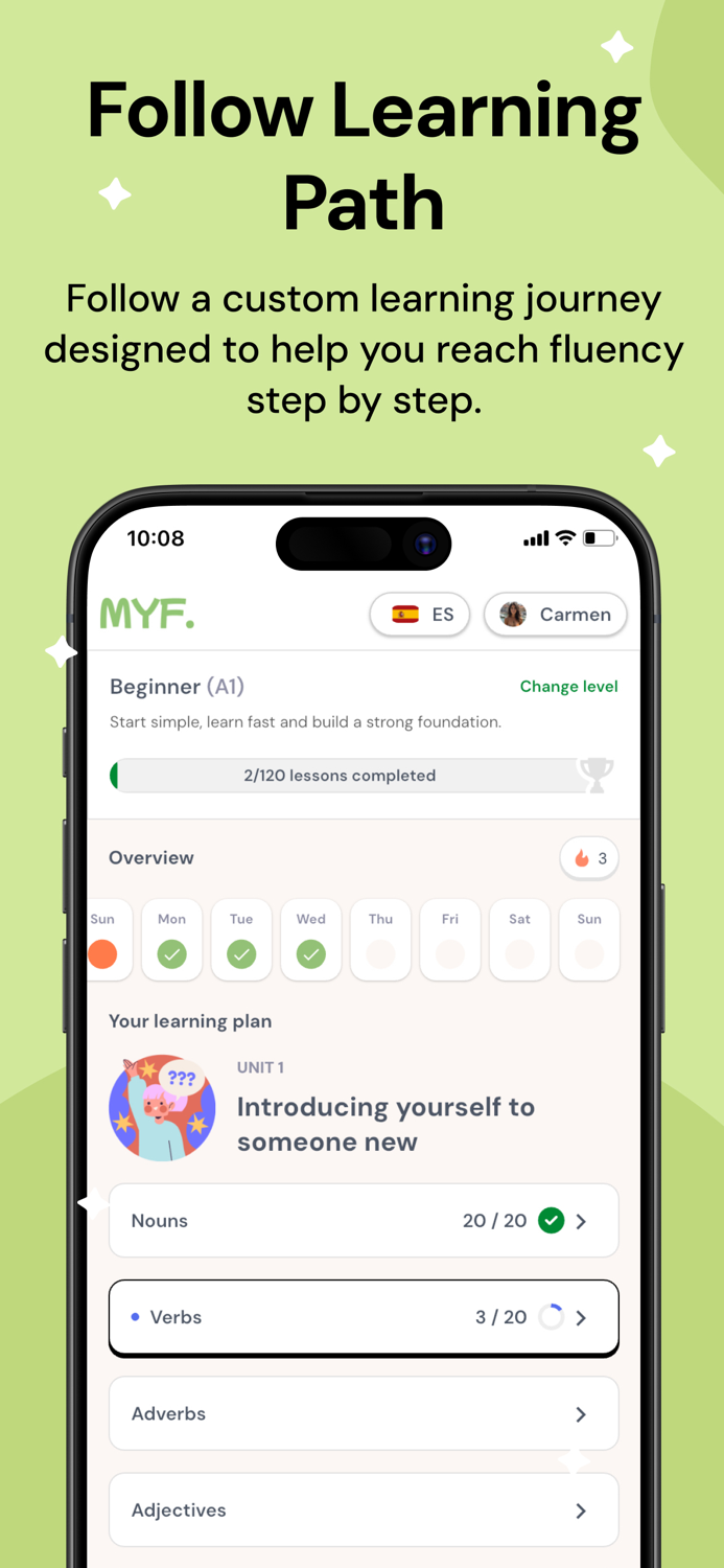 MakesYouFluent AI Language App