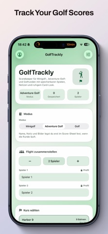 GolfTrackly Screenshot 1 of 4