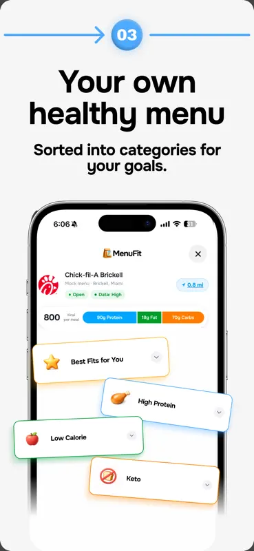 MenuFit - Healthy Eating Out screenshot 5 of 6