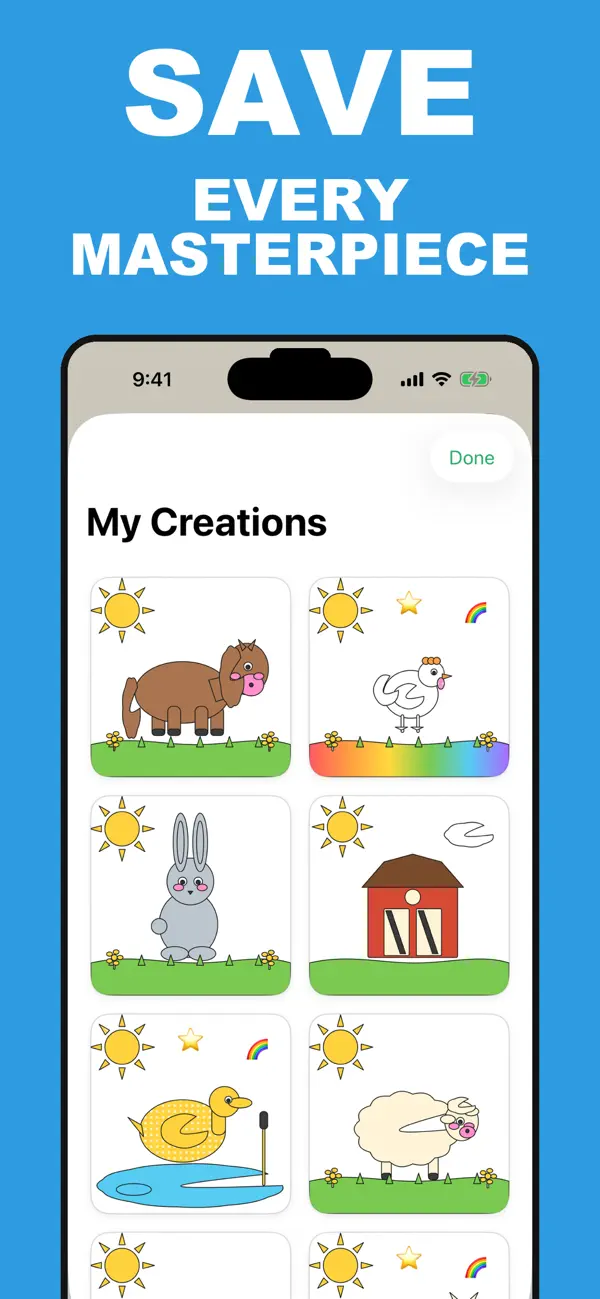 Screenshot #3 pour Farm Animal Coloring Kids