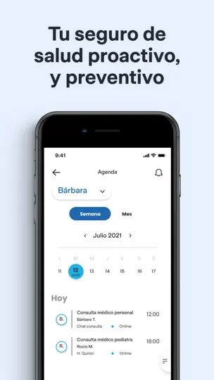 Captura de pantalla de Salud Plus en iPhone 1