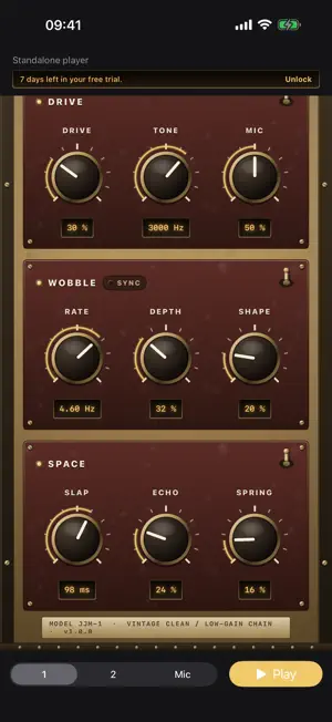 J.J.Midnight AUv3 Plugin screenshot 2