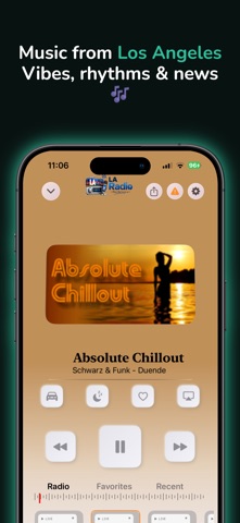 Los Angeles Radio Stations FM iPhone screenshot