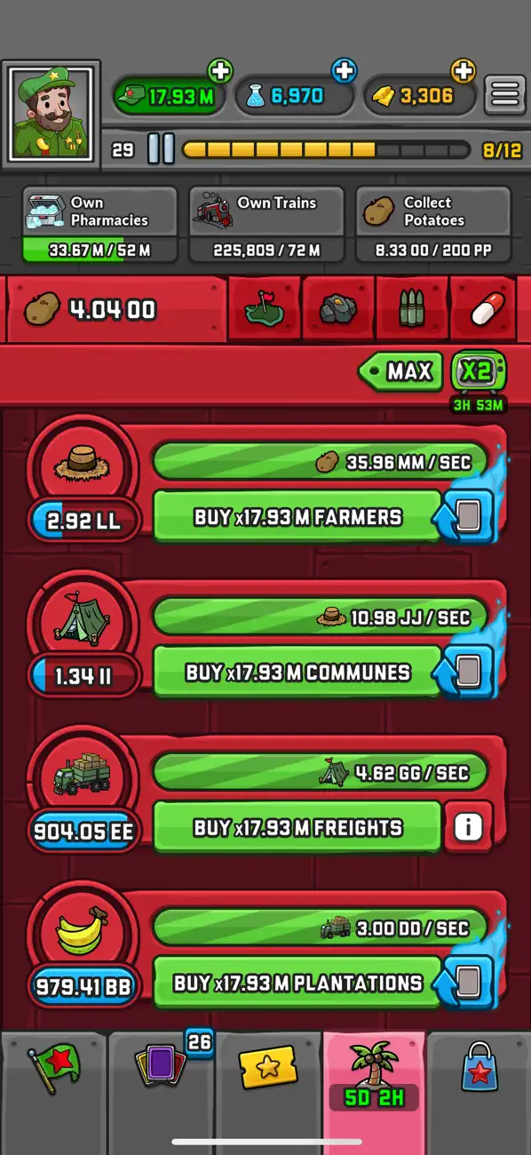 AdVenture Communist Hack screenshot 11 - game app interface