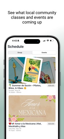 Alma Pilates & Yoga iPhone screenshot