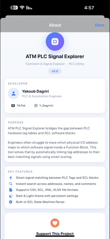 PLC Signal Explorer screenshot
