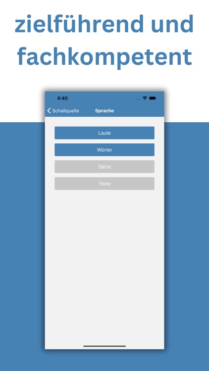 Schallquelle - Hörtraining