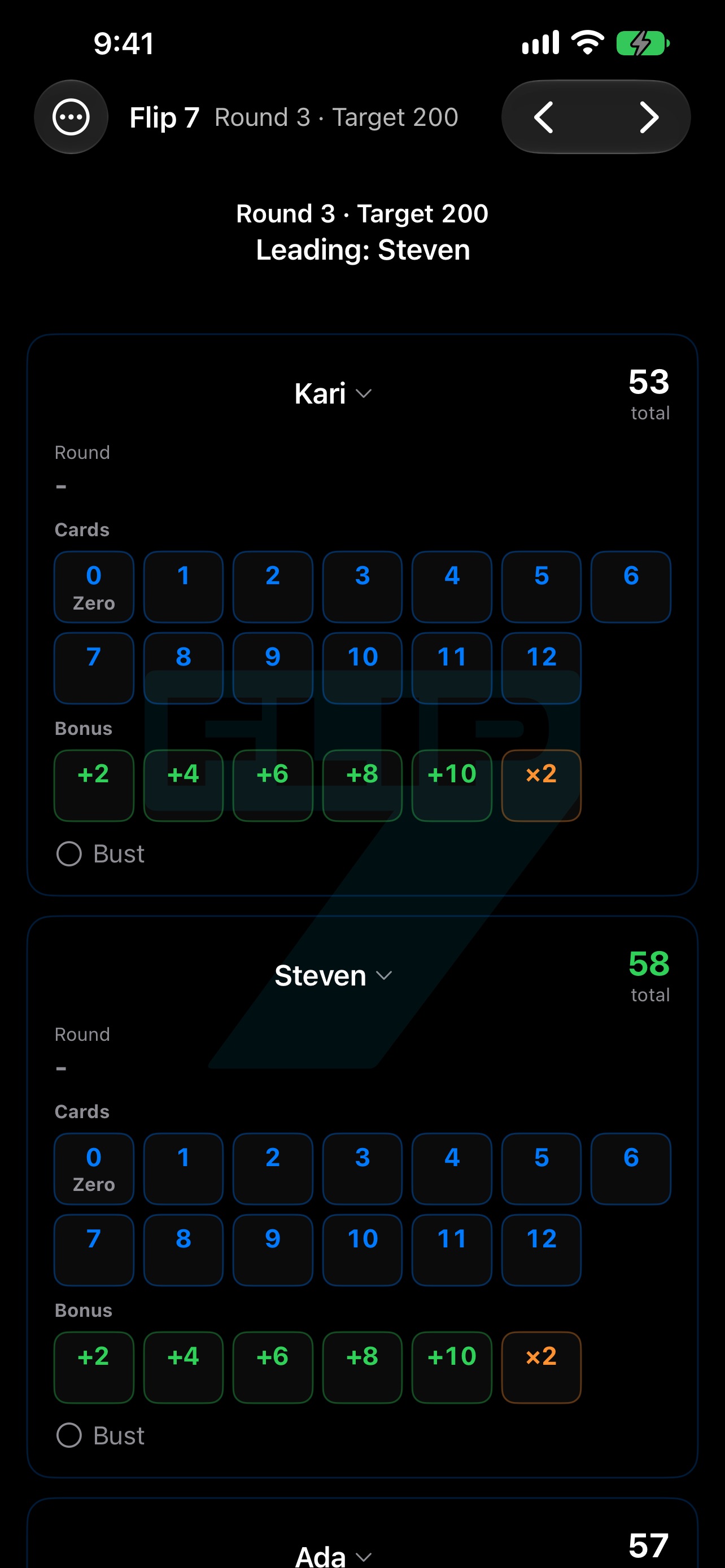Screenshot 3 of Scorecard: Game Night