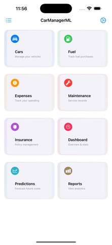 CarManagerML: MPG & Service screenshot