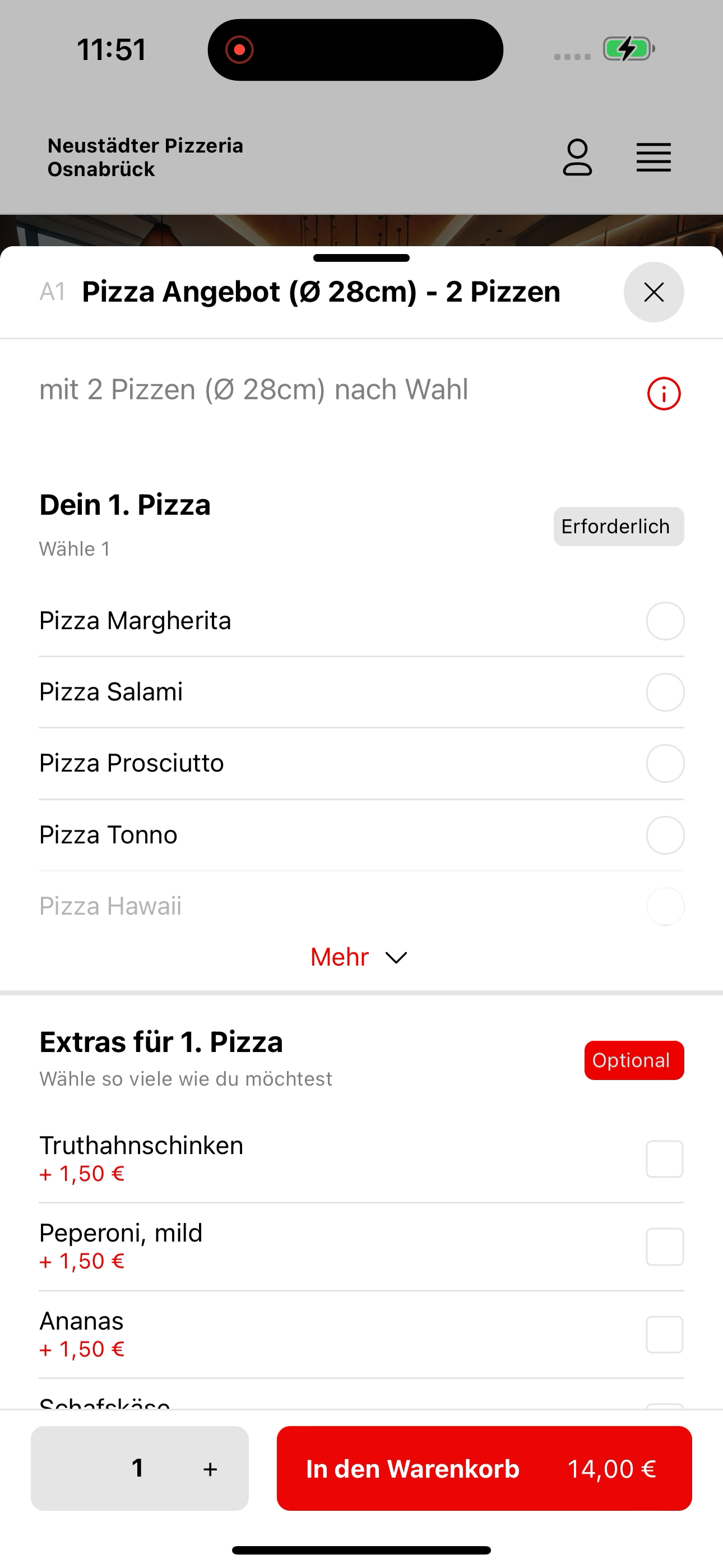 Neustädter Pizzeria Osnabrück screenshot 8