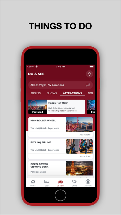 Caesars Rewards Resort Offers Screenshot