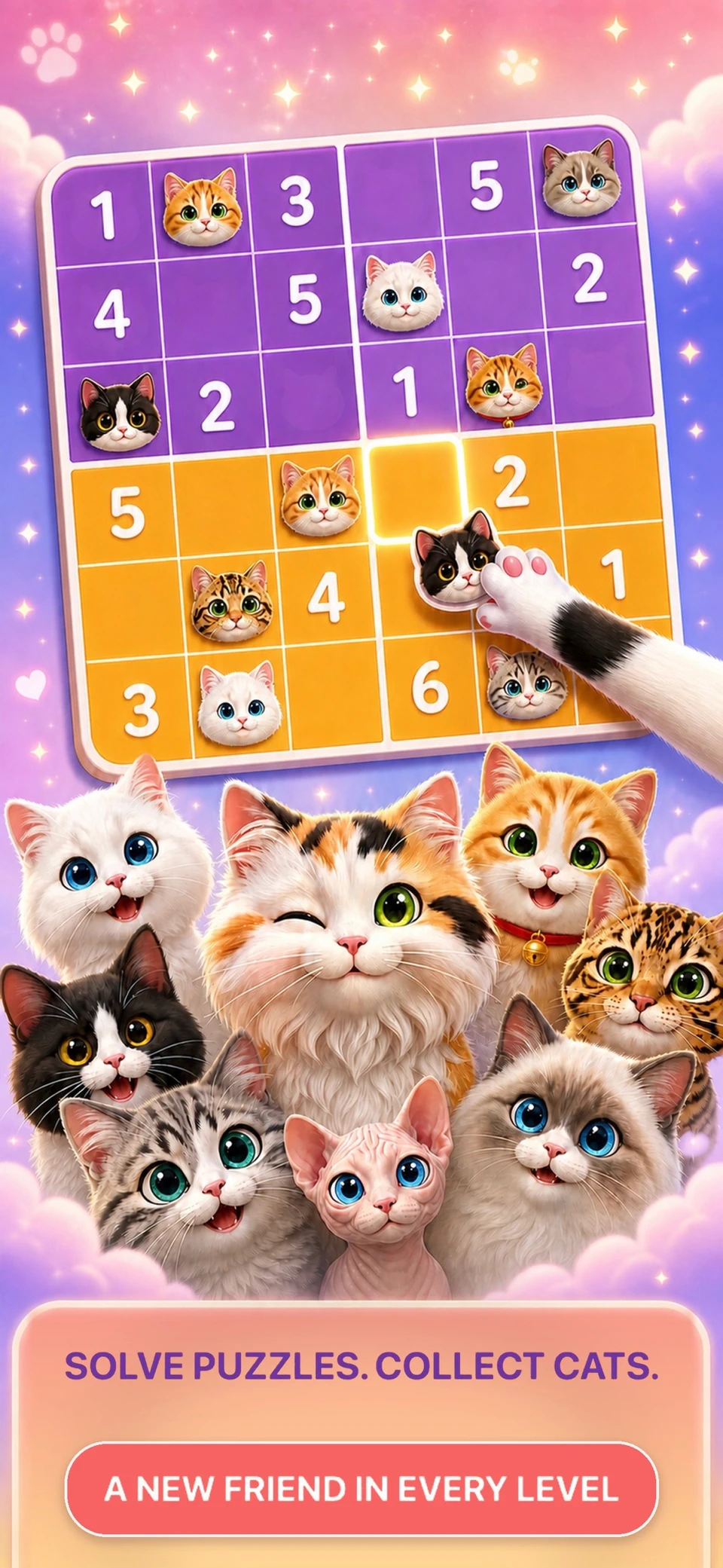 Meow Sudoku: Cat Puzzle screenshot