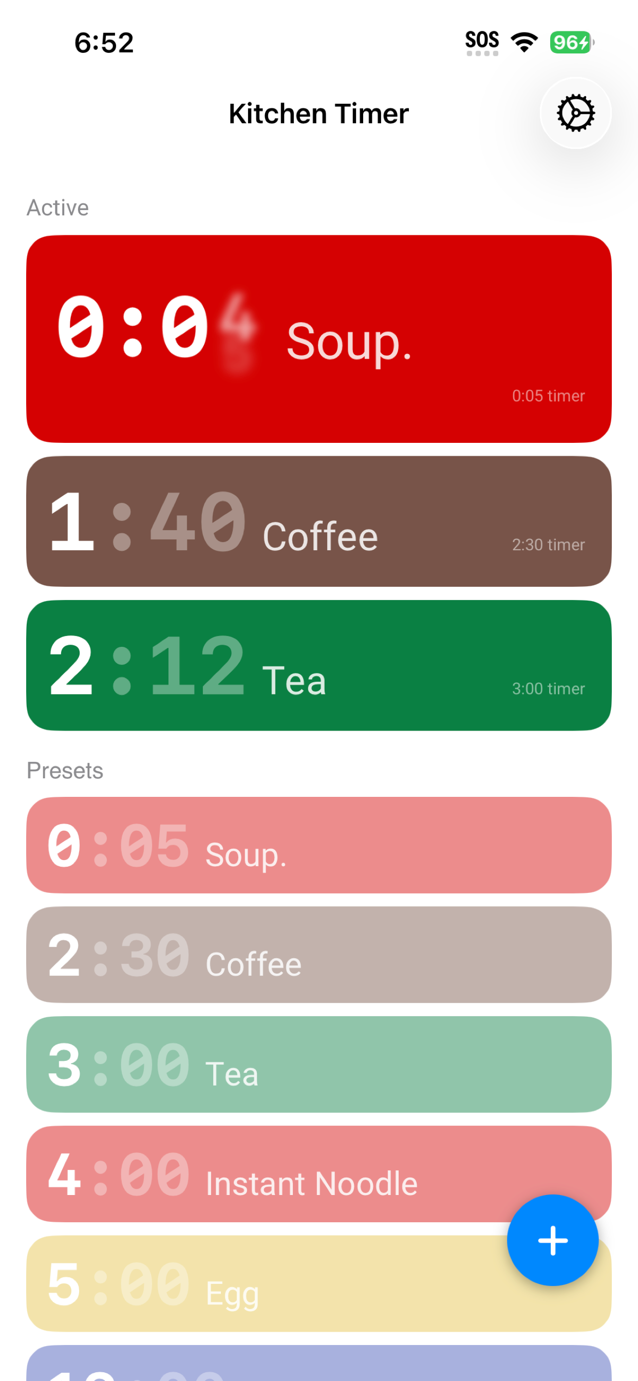 Kitchen Timer for busy cook screenshot 2