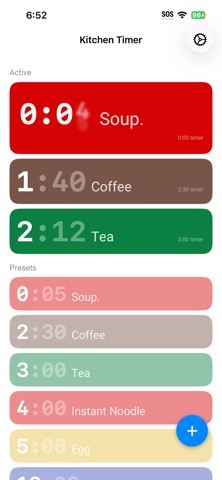 Kitchen Timer for busy cook screenshot