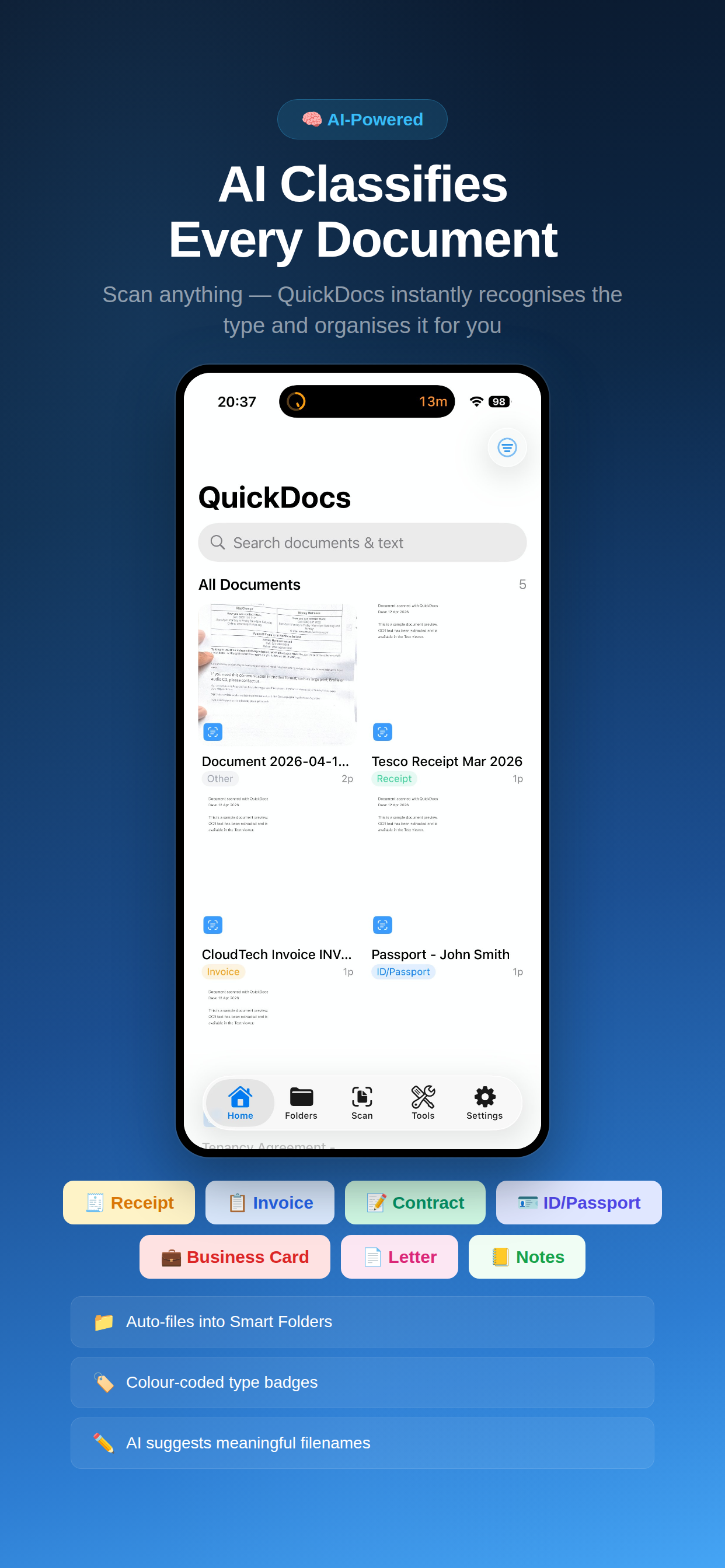 QuickDocs: AI Document Scanner screenshot 9