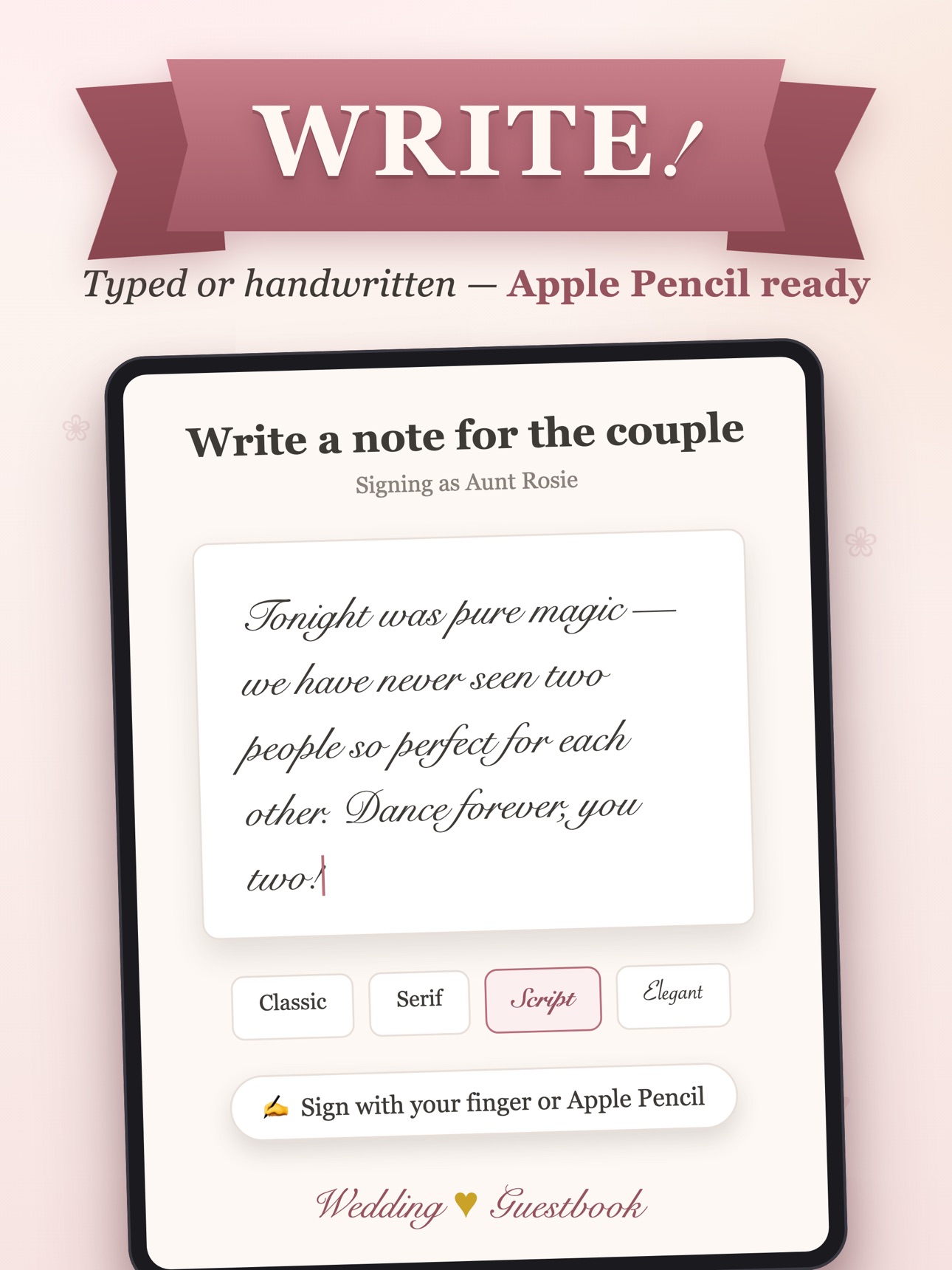 Screenshot 3 of Weddings Guestbook