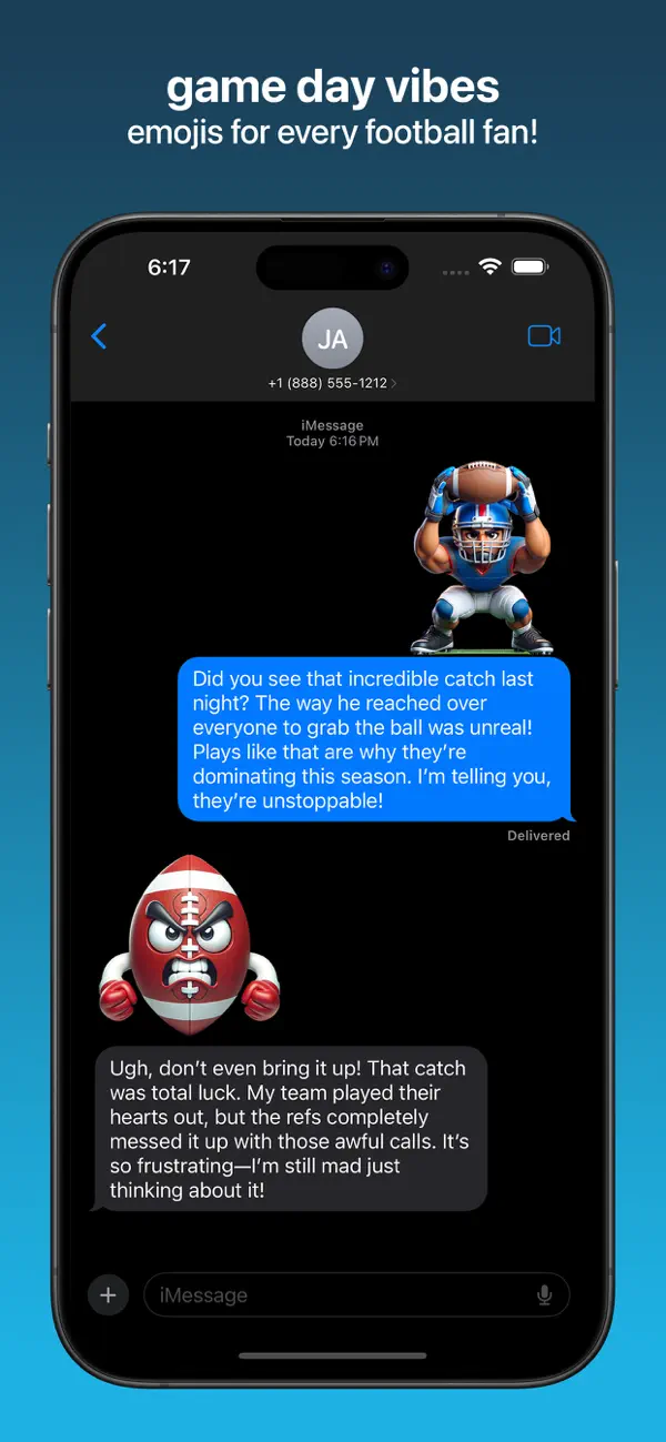 US Football Emojis Screenshot 5