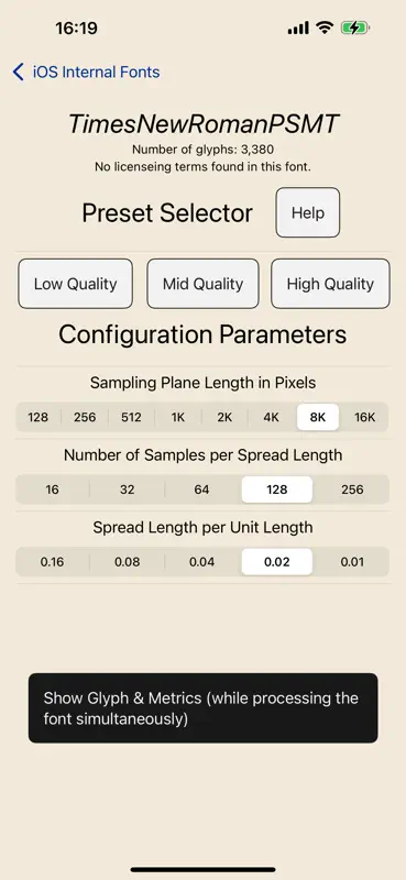 Font Visualizer Pro screenshot 1 of 10