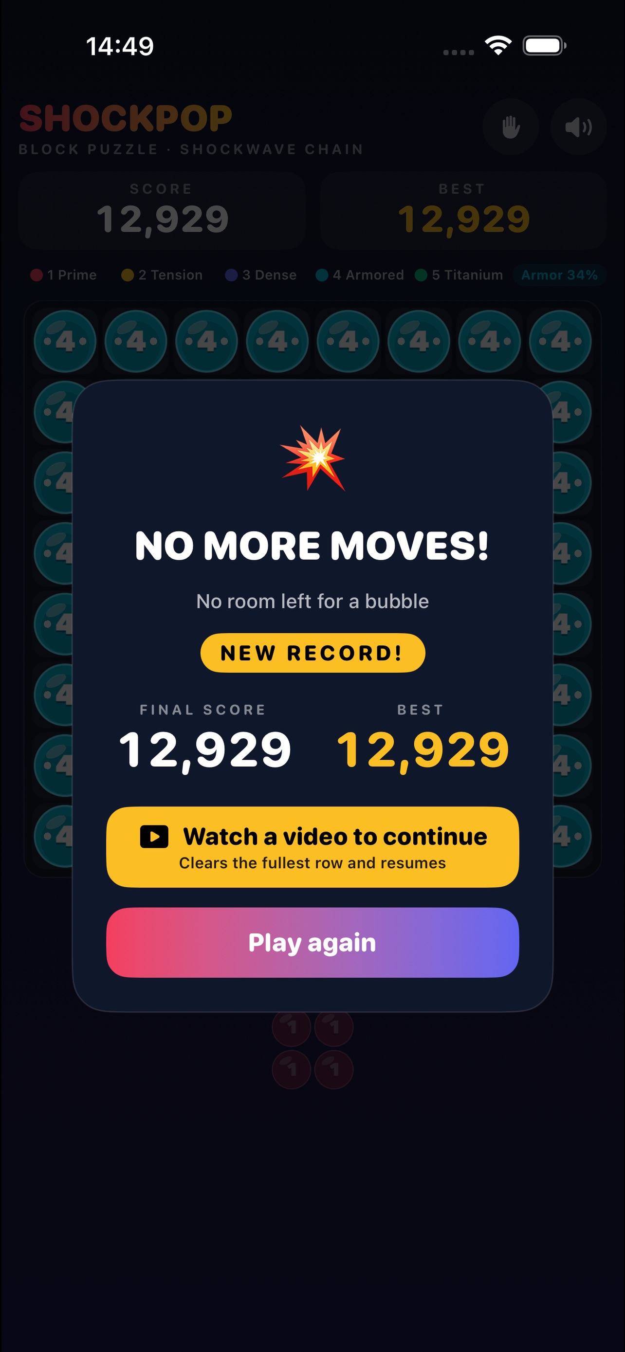 Screenshot 5 of Shockpop: Block Puzzle