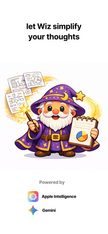WizNote: Brain Dump AI iPhone screenshot