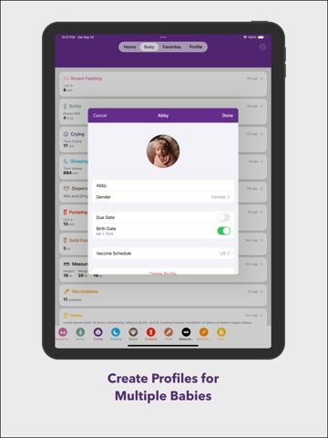 Period of PURPLE Crying iPad screenshot