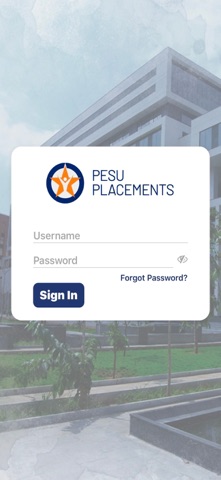 PESU Placements iPhone screenshot 1