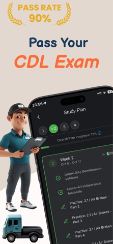 CDL Exam Prep: DMV Test 2025 Screenshot 1 of 6