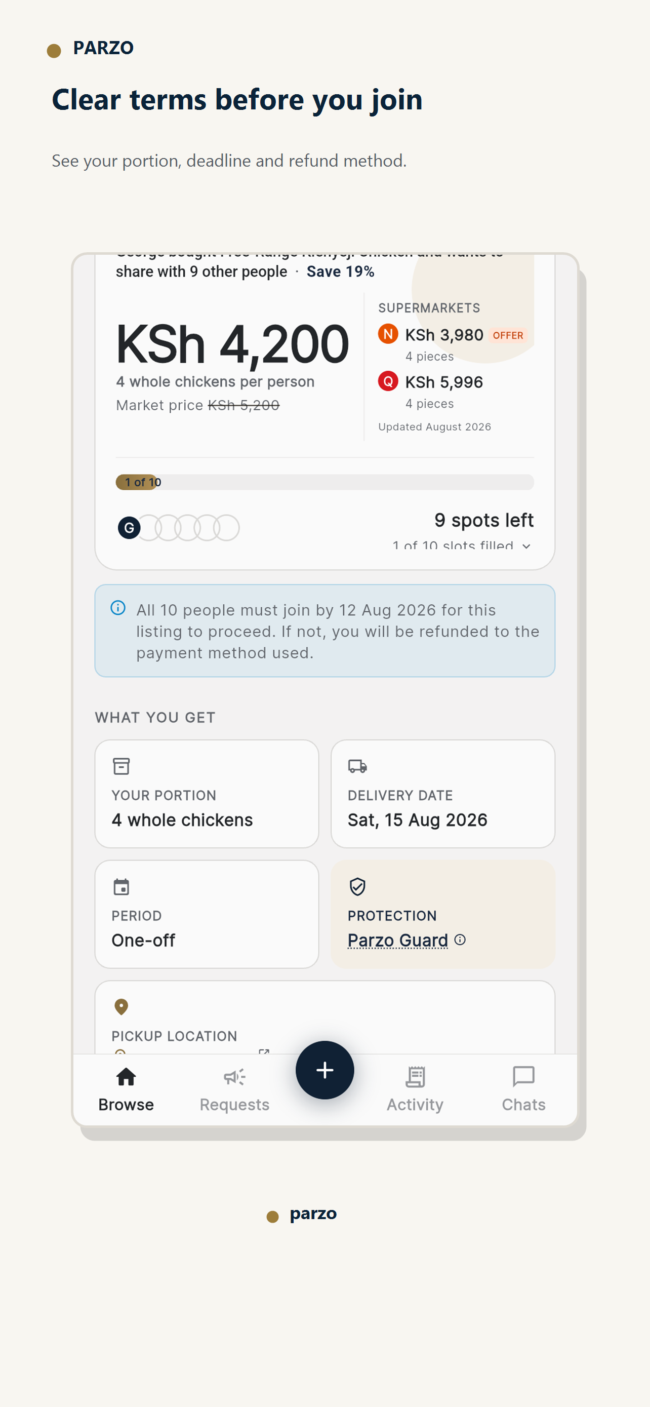 Parzo - Collective Buy screenshot 3