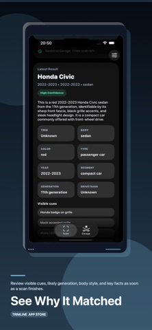 Trimline: AI Car Identifier Screenshot 3 of 5