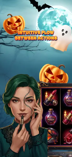 Halloween Spin Game: Makeup screenshot 3
