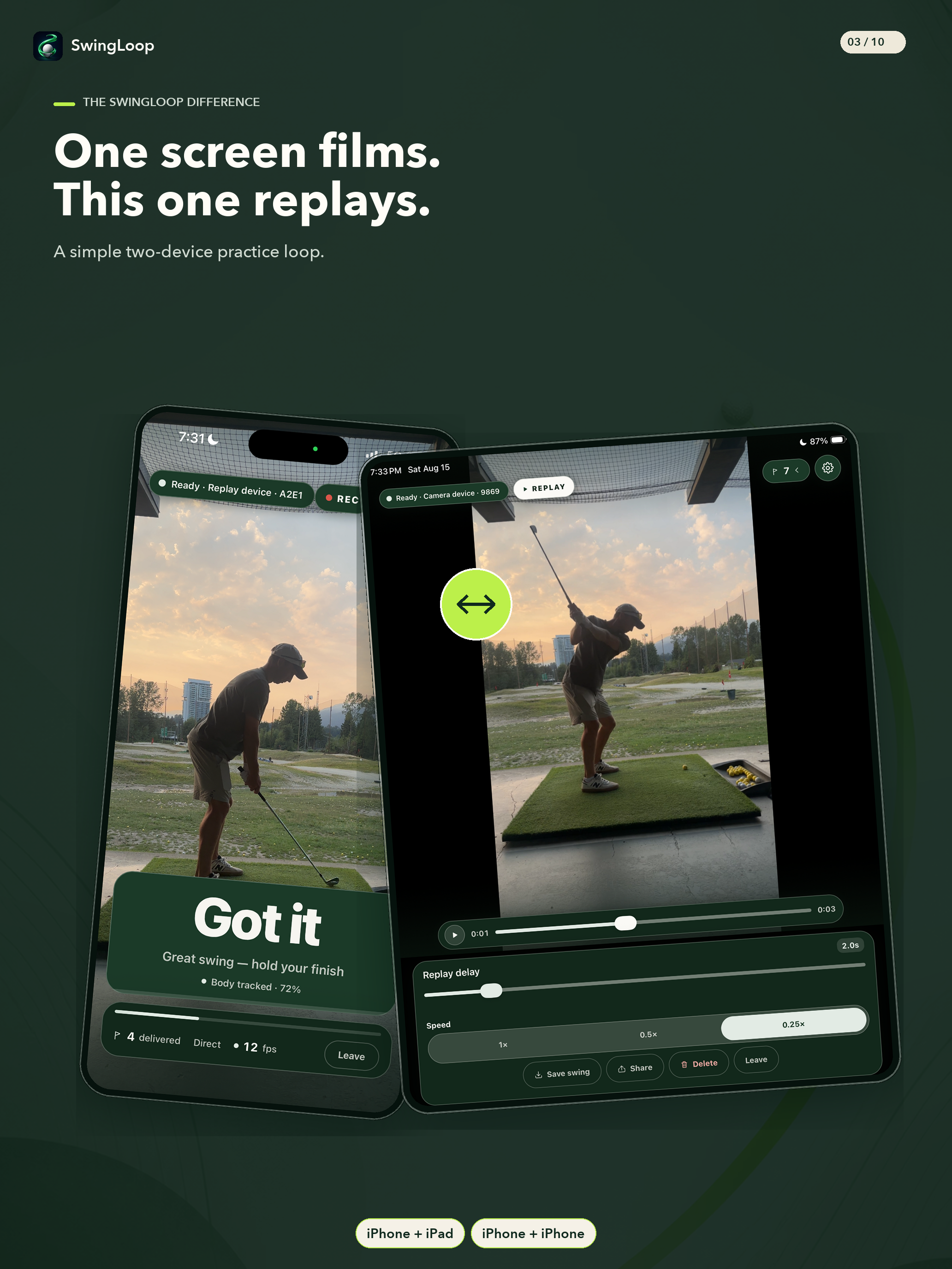 SwingLoop: Golf Swing Replay screenshot 13