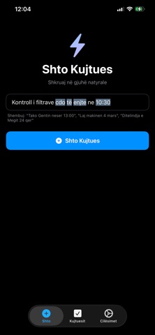 Kujtuesi screenshot