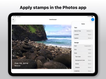 DateStamper iPad screenshot