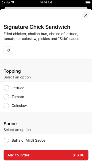 App screenshot