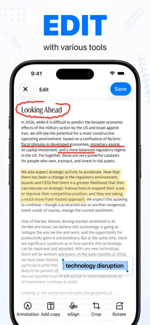 Scanner App - Scan Docs & PDF iPhone screenshot 4