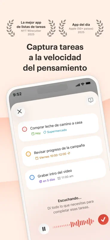 Todoist: To do list–Calendario screenshot 1 of 7