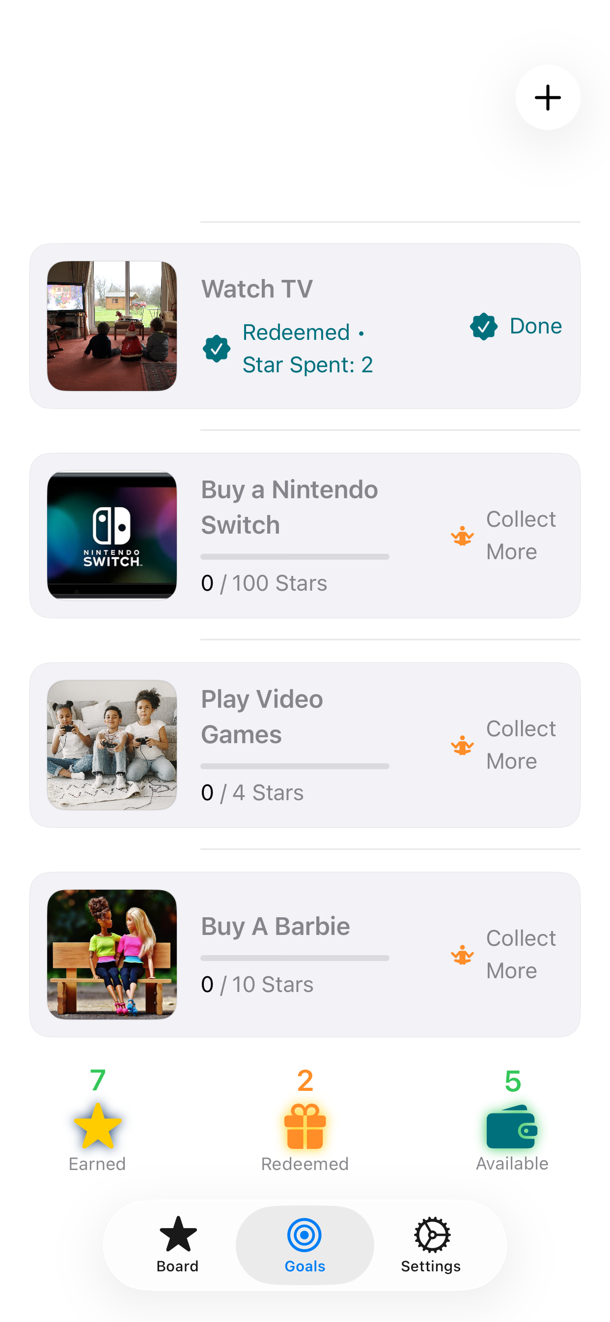 KindPoints: Rewards Board