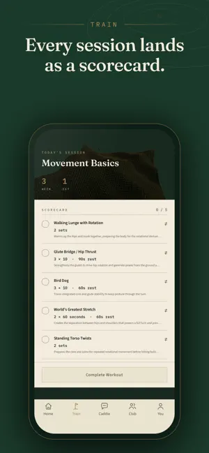 Pure - Golf Fitness screenshot 2