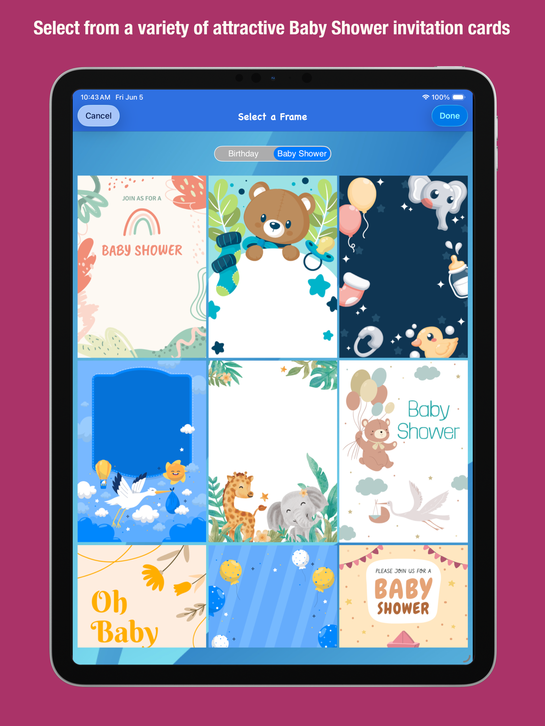 Birthday - Invitation Maker screenshot 17