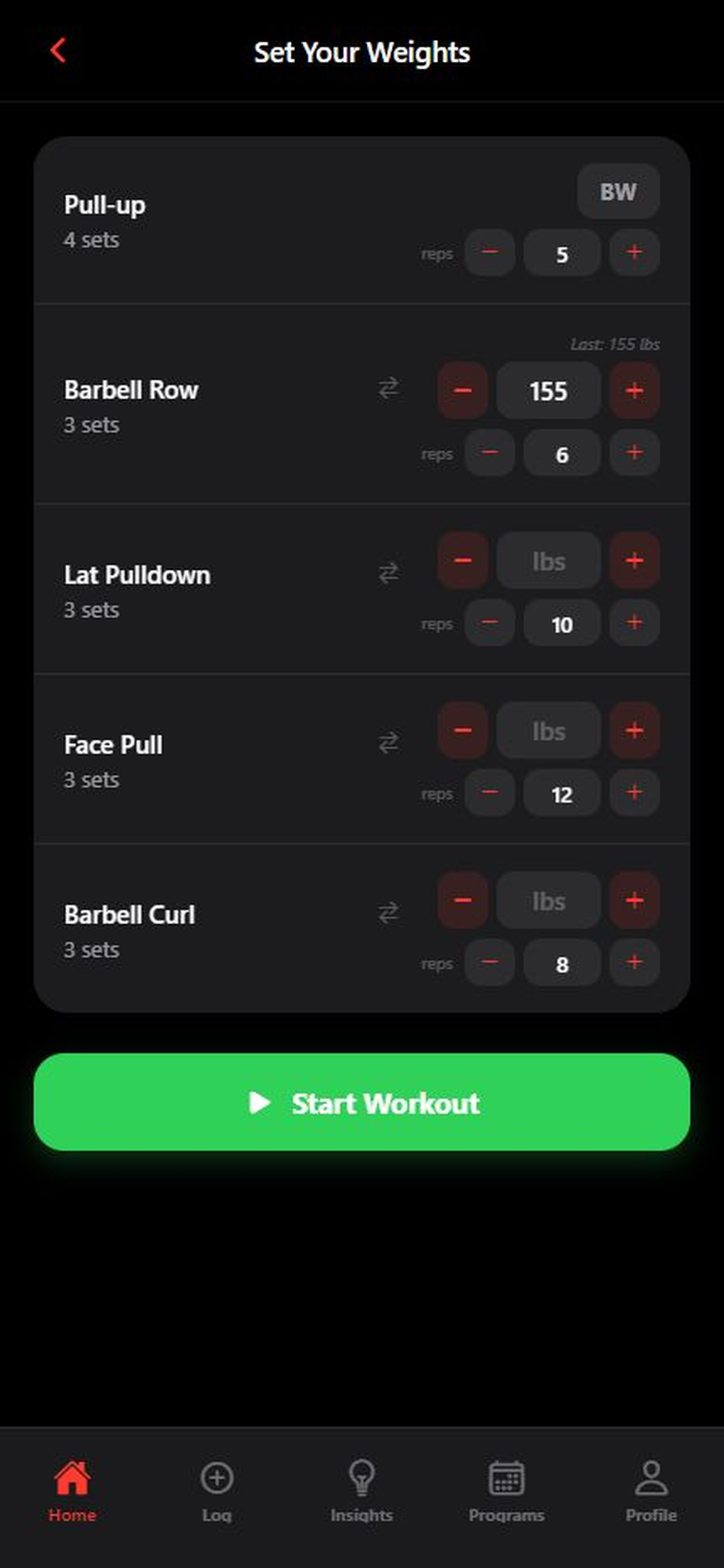 Gymnal — AI Workout Journal screenshot 2