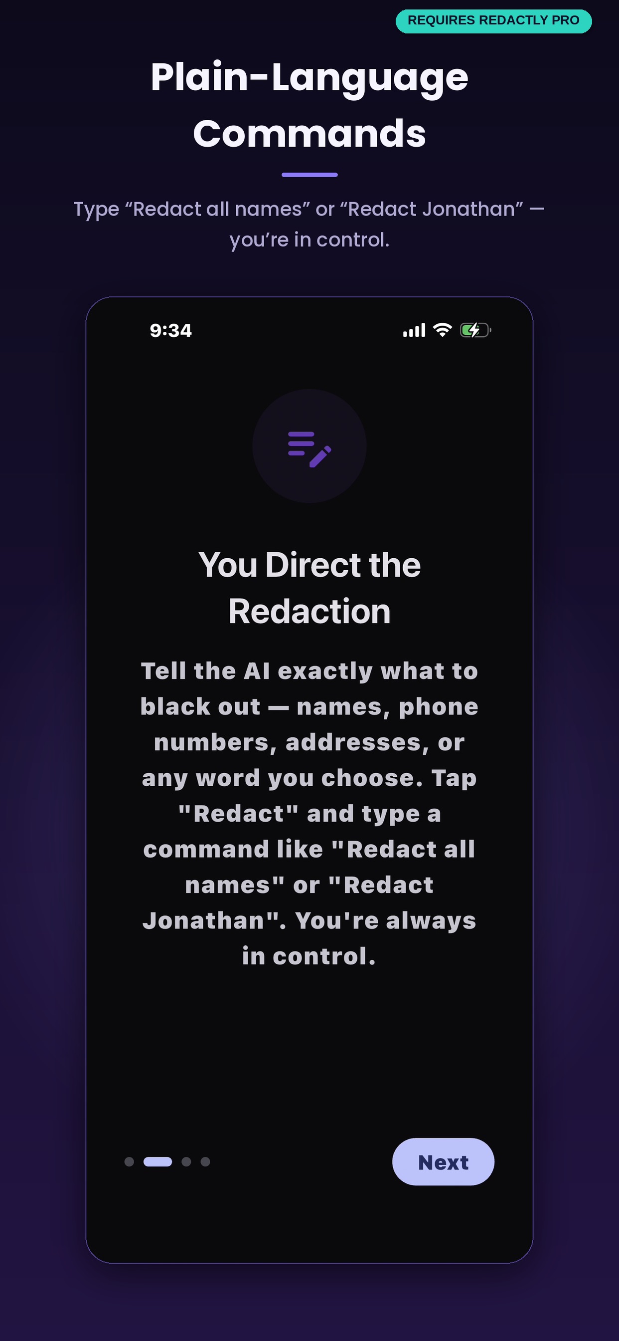 Screenshot 1 of Redactly AI - PDF Scanner