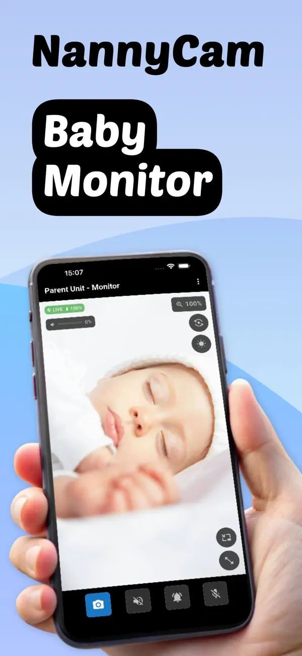 Screenshot #1 pour Babyphone Caméra App: NannyCam