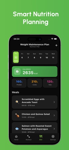 DeFit - Fitness & Nutrition screenshot