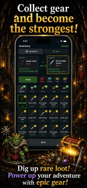 Loot Dive: Hack&Slash Dungeon screenshot 4