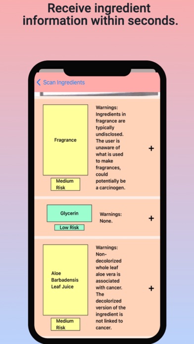 RevealTheIngredient Screenshot