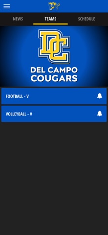 Del Campo Athletics screenshot