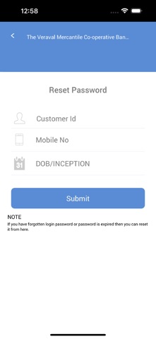 VMCBL Bank iPhone screenshot
