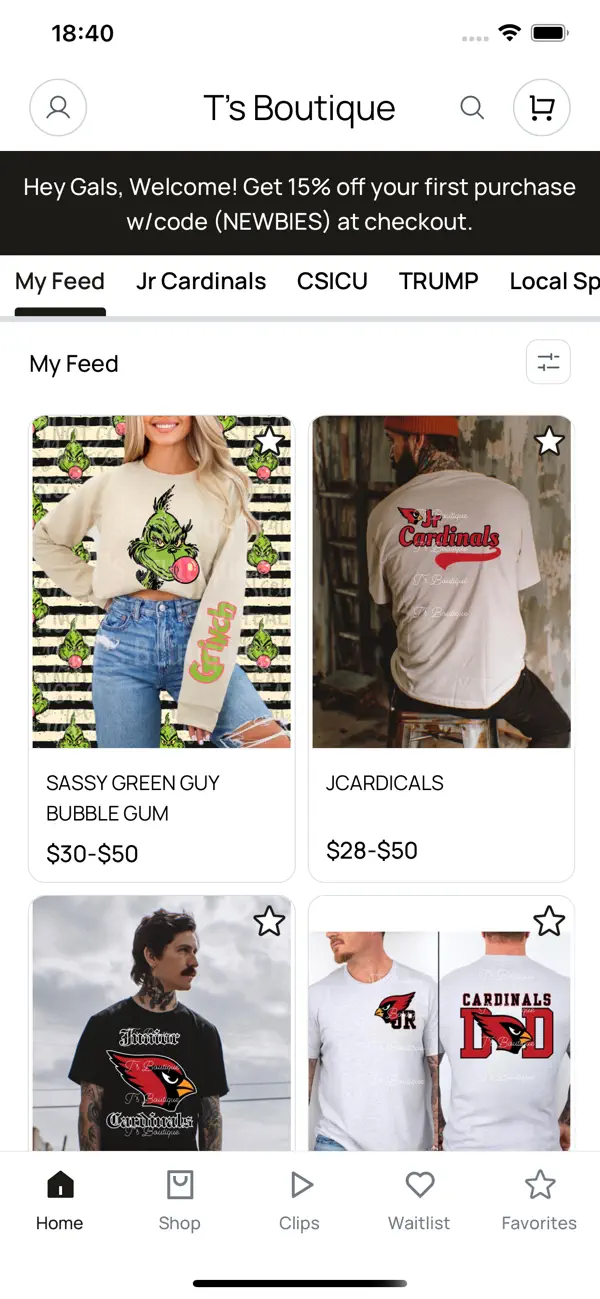 Screenshot #2 pour T’s Boutique