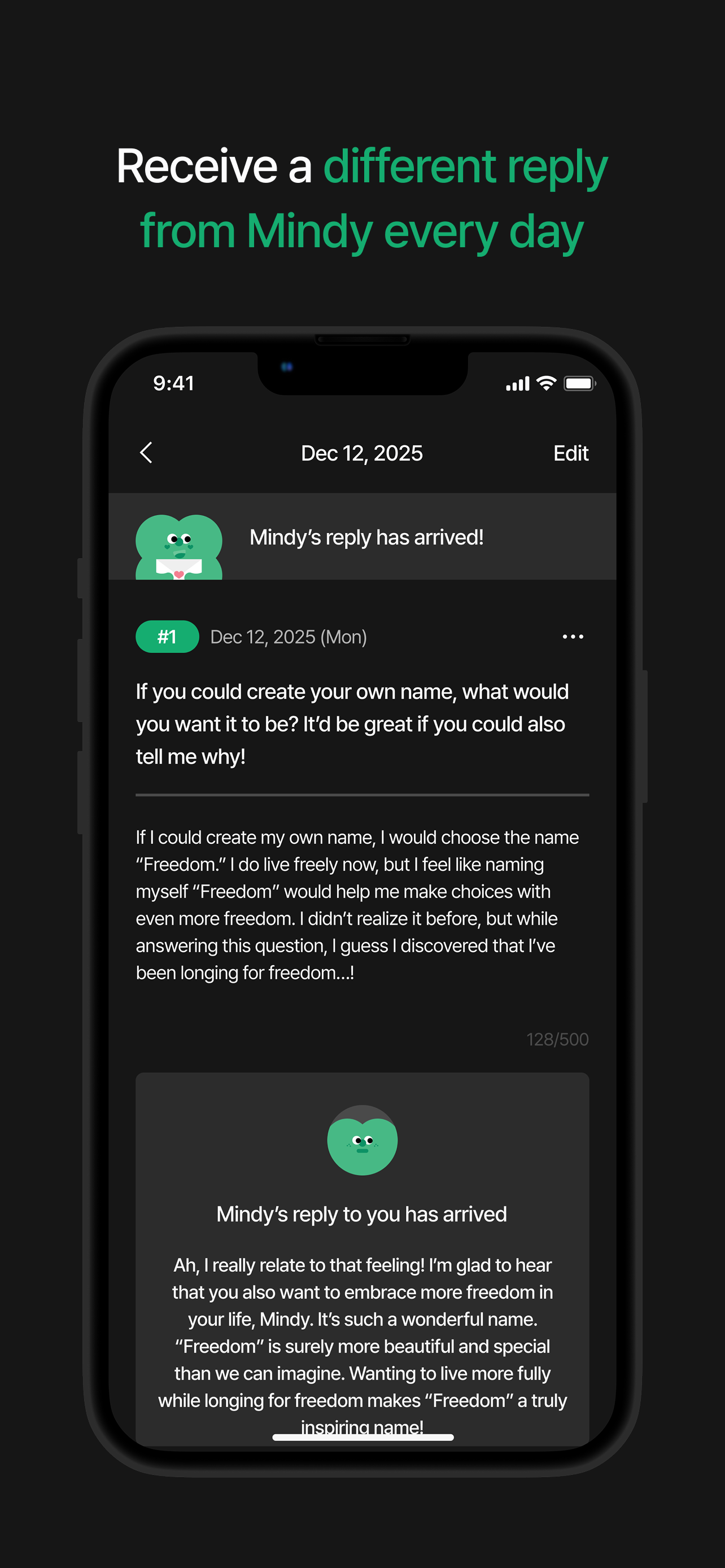 Mindy: AI Chat Journal